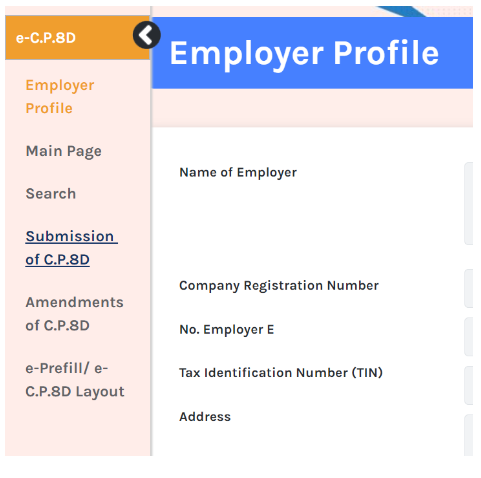 Submission of CP8D