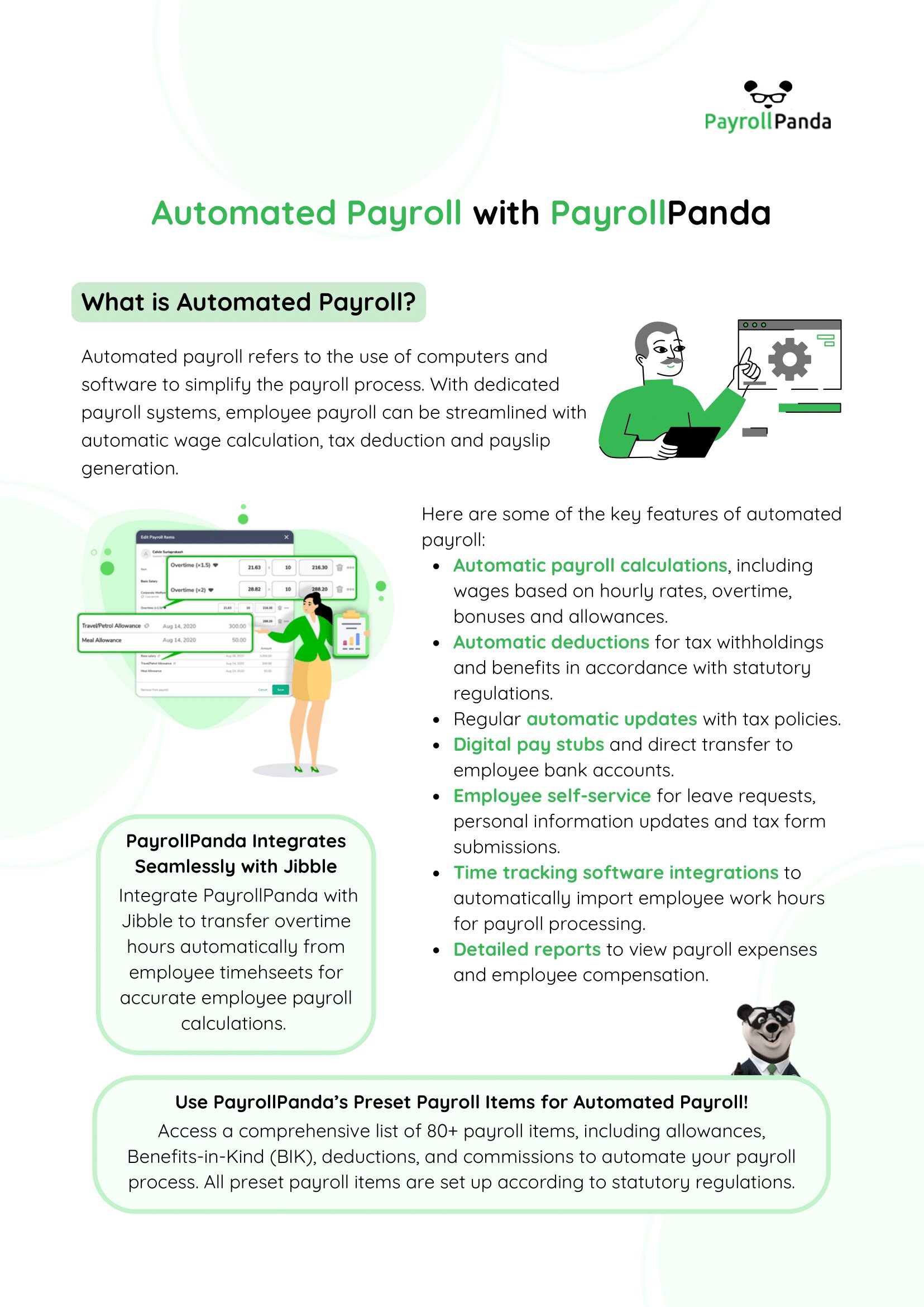 automated payroll with payroll panda