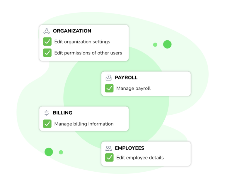 Setting edit access for users on PayrollPanda.