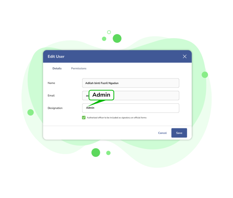 Tailored admin access to essential functions on PayrollPanda